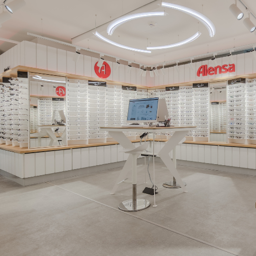 Interiér optiky Praha Budějovická
