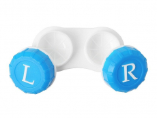 Lens Case blue L + R 