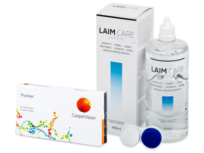Proclear Sphere (6 lenses) + Laim Care Solution 400 ml