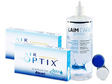 Air Optix Aqua (2x3 lenses) + Laim-Care Solution 400ml