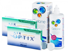 Air Optix for Astigmatism (2x3 lenses) + Gelone Solution 360 ml