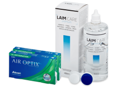 Air Optix for Astigmatism (2x 3 lenses) + Laim Care Solution 400 ml