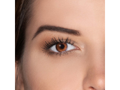 Brown Honey contact lenses - natural effect - Air Optix (2 monthly coloured lenses)