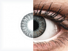 Grey Sterling contact lenses - natural effect - power - Air Optix (2 monthly coloured lenses)