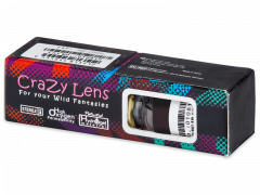 Silver Mirror contact lenses - ColourVue Crazy (2 coloured lenses)