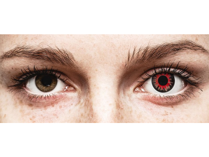 Red Volturi contact lenses - ColourVue Crazy (2 coloured lenses)