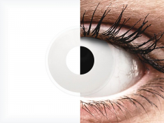 White WhiteOut contact lenses - ColourVue Crazy (2 coloured lenses)