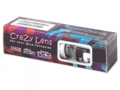 Electric Blue Glow contact lenses - ColourVue Crazy (2 coloured lenses)