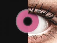 Pink Glow contact lenses - ColourVue Crazy (2 coloured lenses)