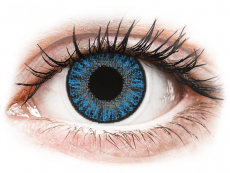 Sapphire Blue contact lenses - power - TopVue Color (10 daily coloured lenses)