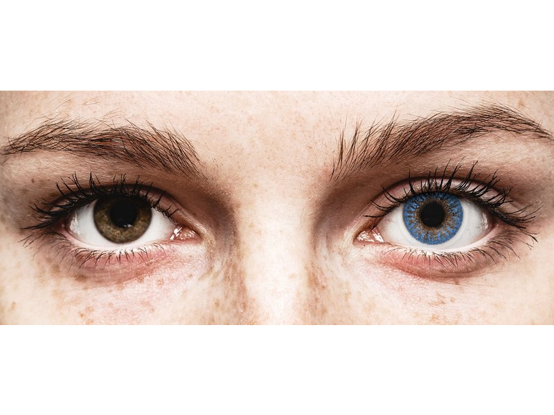 Blue True Sapphire contact lenses - power -TopVue Color (2 monthly coloured lenses)