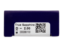 Blue True Sapphire contact lenses - power -TopVue Color (2 monthly coloured lenses)