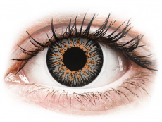 Grey Glamour contact lenses - power - ColourVue (2 coloured lenses)