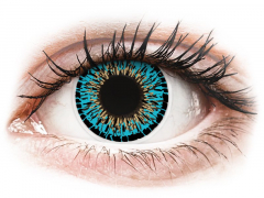 Blue Elegance contact lenses - ColourVue (2 coloured lenses)