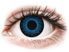 Blue Aqua Eyelush contact lenses - ColourVue (2 coloured lenses)