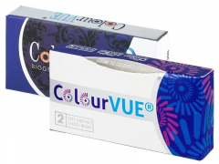 Blue Aqua Eyelush contact lenses - ColourVue (2 coloured lenses)