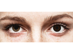 Brown Choco Eyelush contact lenses - ColourVue (2 coloured lenses)