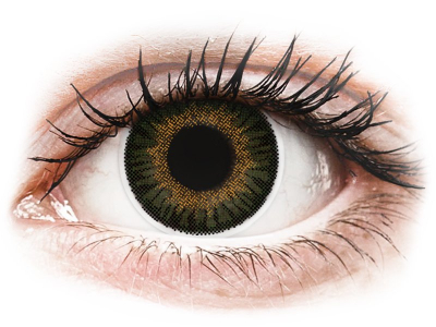 Green 3 Tones contact lenses - power - ColourVue (2 coloured lenses)
