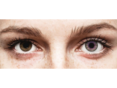Violet Grey Fusion contact lenses - ColourVue (2 coloured lenses)