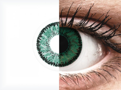 Green Amazon contact lenses - SofLens Natural Colors (2 monthly coloured lenses)