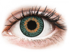 Blue Aqua contact lenses - Expressions Colors - Power (1 monthly coloured lens)