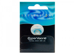 Blue Aqua contact lenses - Expressions Colors - Power (1 monthly coloured lens)
