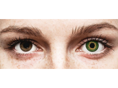 Green contact lenses - Expressions Colors (1 monthly coloured lens)
