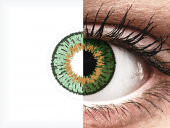 Green contact lenses - Expressions Colors (1 monthly coloured lens)