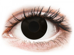 Black BlackOut contact lenses - ColourVue Crazy (2 daily coloured lenses)