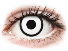 White Zombie contact lenses - ColourVue Crazy (2 daily coloured lenses)