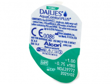 Dailies AquaComfort Plus Toric (90 lenses)