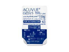 Acuvue Oasys 1-Day with HydraLuxe for Astigmatism (30 lenses)