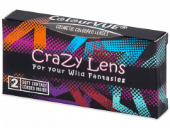 ColourVUE Crazy Lens - Red Screen - plano (2 lenses)