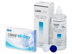 Clear All-Day (6 lenses) + Laim Care Solution 400 ml