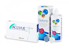Acuvue 2 (6 lenses) + Gelone Solution 360 ml