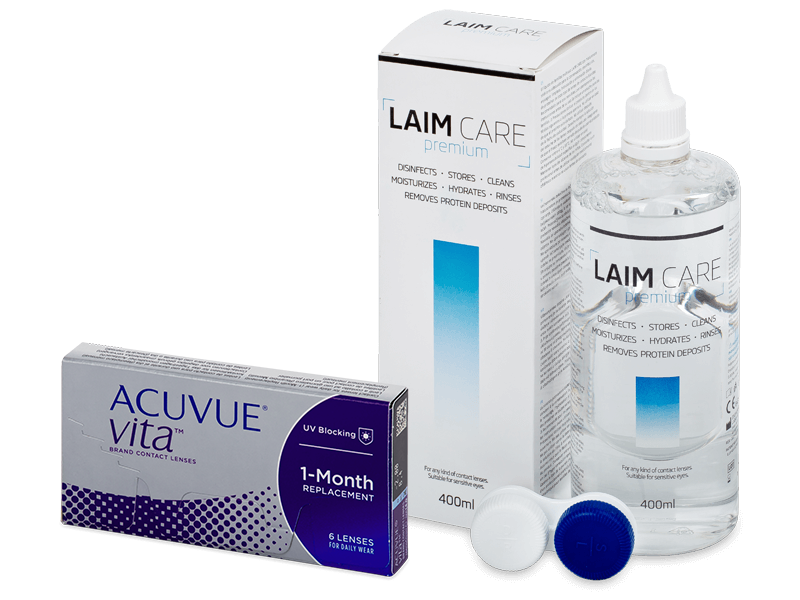 Acuvue Vita (6 lenses) + Laim Care Solution 400 ml