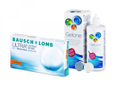 Bausch + Lomb ULTRA for Astigmatism (6 lenses) + Gelone Solution 360 ml