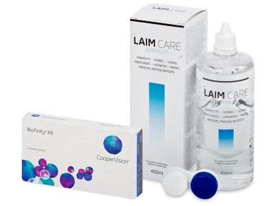 Biofinity XR (3 lenses) + Laim Care Solution 400 ml