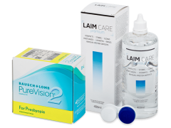 PureVision 2 for Presbyopia (6 lenses) + Laim Care Solution 400 ml