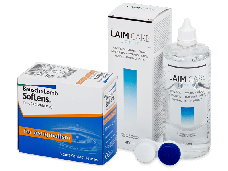 SofLens Toric (6 lenses) + Laim Care Solution 400 ml
