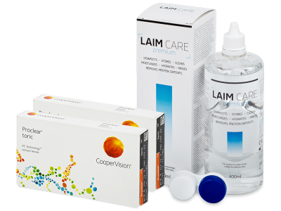 Proclear Toric XR (2x 3 lenses) + Laim Care Solution 400 ml