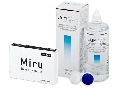 Miru 1month Menicon multifocal (6 lenses) + Laim Care Solution 400 ml