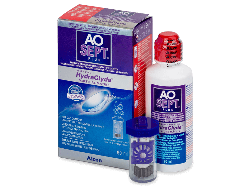 AO SEPT PLUS HydraGlyde Solution 90 ml 