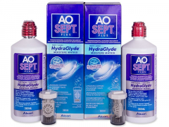 AO SEPT PLUS HydraGlyde Solution 2 x 360 ml 