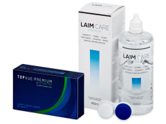 TopVue Premium for Astigmatism (6 lenses) + Laim Care Solution 400 ml