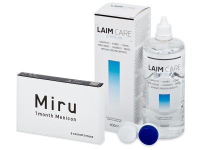 Miru 1month Menicon (6 lenses) + Laim Care Solution 400 ml