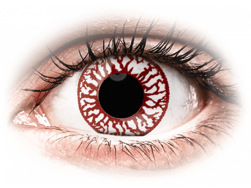 Blood Shot contact lenses ColourVue Crazy (2 daily coloured lenses