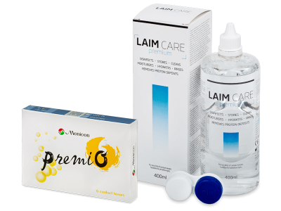 Menicon PremiO (6 lenses) + Laim Care Solution 400 ml