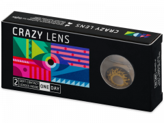 CRAZY LENS - Cheetah - plano (2 daily coloured lenses)