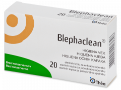 Blephaclean sterile wipes for eyelid hygiene 20 pieces 